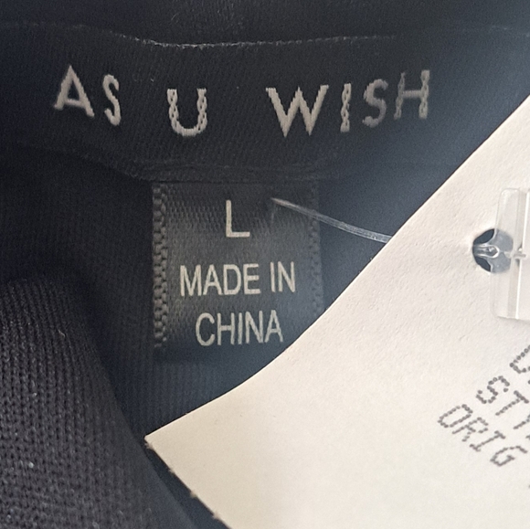 As U Wish Metallic Tribal Print Bodycon Dress (Juniors L- Fits Like A Women S) - Picture 3 of 4